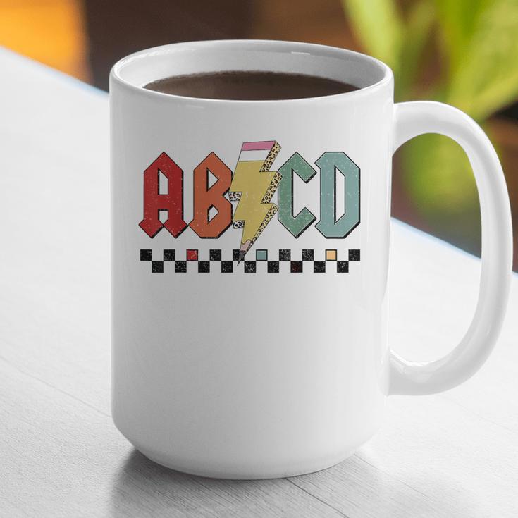 Rock Abcd Back To School Abcd Preschool Teacher Appreciation Graphic Print Coffee Mug, funny gift Rock Abcd Back To School Abcd Preschool Teacher Appreciation Graphic Print Coffee Mug, funny gift