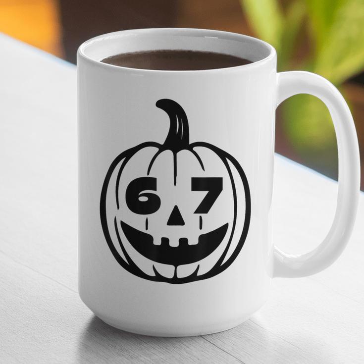 Six Seven Halloween Costume For Students Teachers Graphic Print Coffee Mug, funny gift