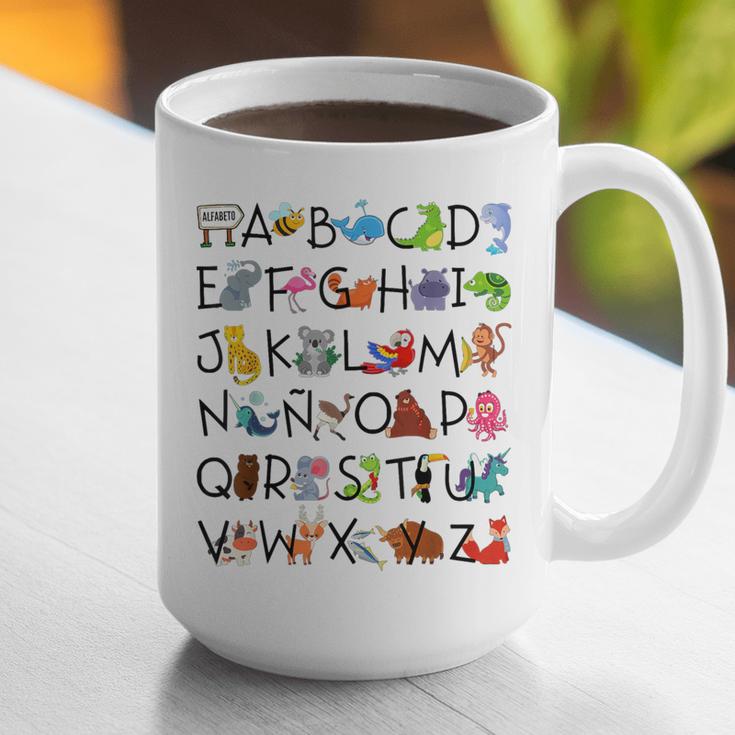 SPANISH ALPHABET MAESTRA SPANISH TEACHER Graphic Print Coffee Mug, funny gift SPANISH ALPHABET MAESTRA SPANISH TEACHER Graphic Print Coffee Mug, funny gift