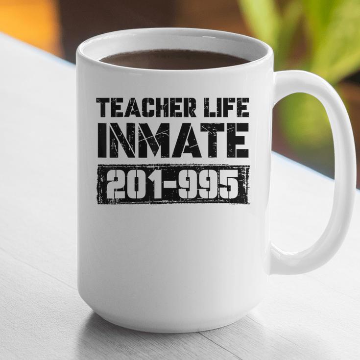 Teacher Life Jail Inmate Prisoner Halloween Costume Graphic Print Coffee Mug, funny gift