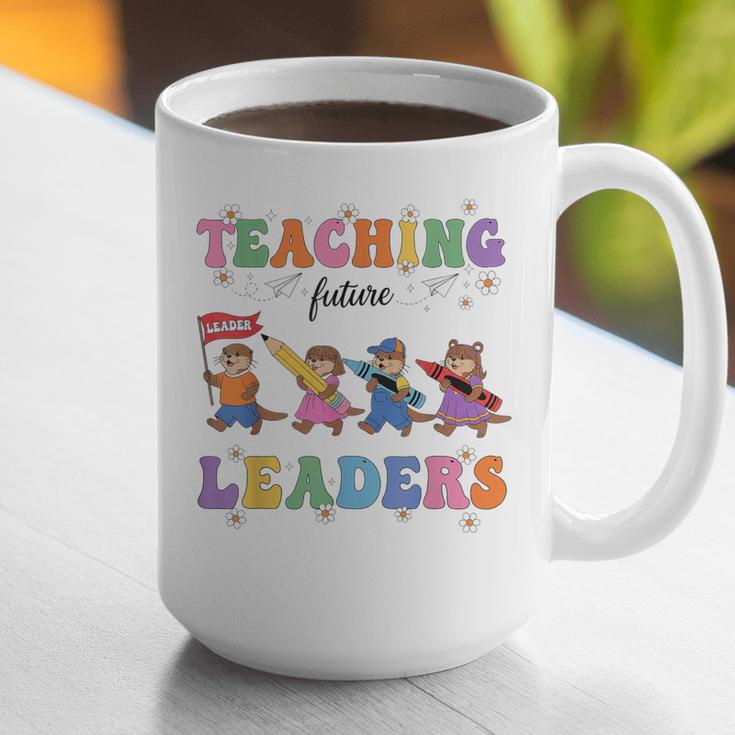 Teaching Future Leaders Otter Back To School Teacher Graphic Print Coffee Mug, Future Teacher Mugs, funny gift Teaching Future Leaders Otter Back To School Teacher Graphic Print Coffee Mug, Future Teacher Mugs, funny gift