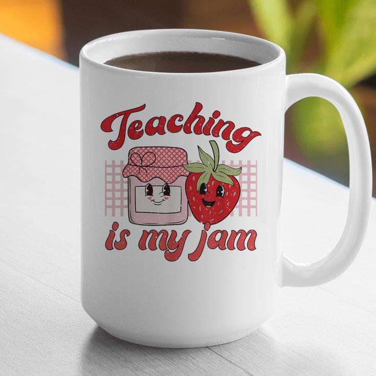 Teaching Is My Jam Cute Strawberry For Women Teachers Graphic Print Coffee Mug, funny gift Teaching Is My Jam Cute Strawberry For Women Teachers Graphic Print Coffee Mug, funny gift