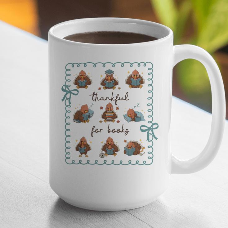Thankful For Books Turkey Reading Book Lovers Fall Teacher Graphic Print Coffee Mug, funny gift Thankful For Books Turkey Reading Book Lovers Fall Teacher Graphic Print Coffee Mug, funny gift