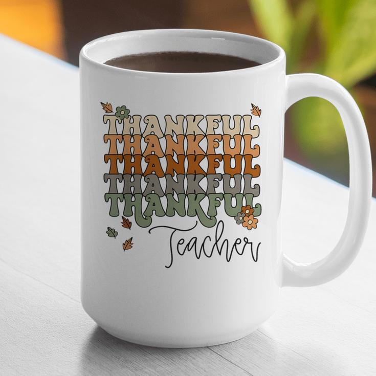 Thankful Teacher Thanksgiving Fall Pumpkin Turkey Graphic Print Coffee Mug, funny gift Thankful Teacher Thanksgiving Fall Pumpkin Turkey Graphic Print Coffee Mug, funny gift