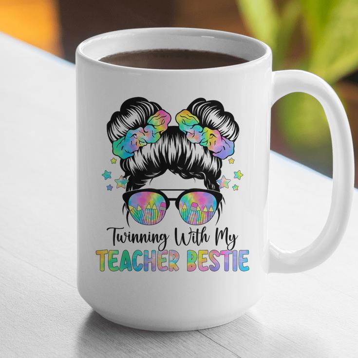 Twin Day Friends Teacher Twinning With My Bestie Graphic Print Coffee Mug, funny gift Twin Day Friends Teacher Twinning With My Bestie Graphic Print Coffee Mug, funny gift