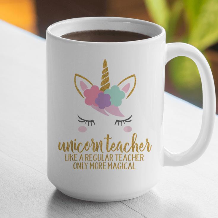 Unicorn Teacher Shirt For Women School Teacher Graphic Print Coffee Mug, funny gift