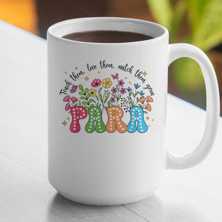 Wildflower Para Floral Paraprofessional Paraeducator Teacher Graphic Print Coffee Mug, funny gift Wildflower Para Floral Paraprofessional Paraeducator Teacher Graphic Print Coffee Mug, funny gift