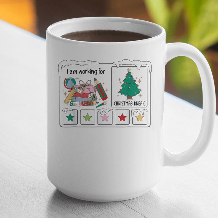 I Am Working For Christmas Break Special Education Teacher Graphic Print Coffee Mug, funny gift