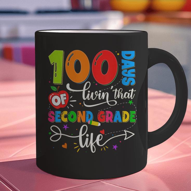 100 Days Of Living That 2nd Grade Life Boy Girl Teacher Graphic Print Coffee Mug, 2nd Grade Teacher Mugs, gift for family, gift for coworker 100 Days Of Living That 2nd Grade Life Boy Girl Teacher Graphic Print Coffee Mug, 2nd Grade Teacher Mugs, gift for family, gift for coworker