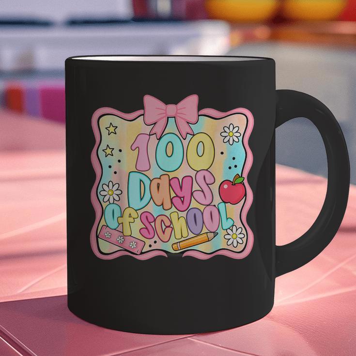 100 Days Of School Preppy 100th Day Of School Teacher Kids Graphic Print Coffee Mug, gift for family, gift for coworker 100 Days Of School Preppy 100th Day Of School Teacher Kids Graphic Print Coffee Mug, gift for family, gift for coworker