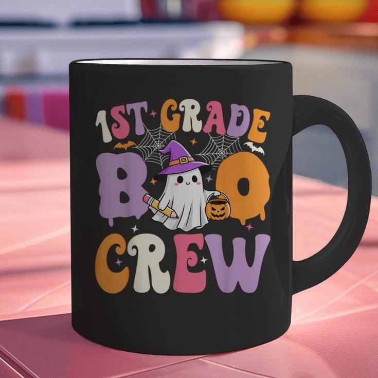 1st Grade Boo Crew Spooky First Grade Halloween Teacher Graphic Print Coffee Mug, First Grade Teacher Mugs, gift for family, gift for coworker 1st Grade Boo Crew Spooky First Grade Halloween Teacher Graphic Print Coffee Mug, First Grade Teacher Mugs, gift for family, gift for coworker