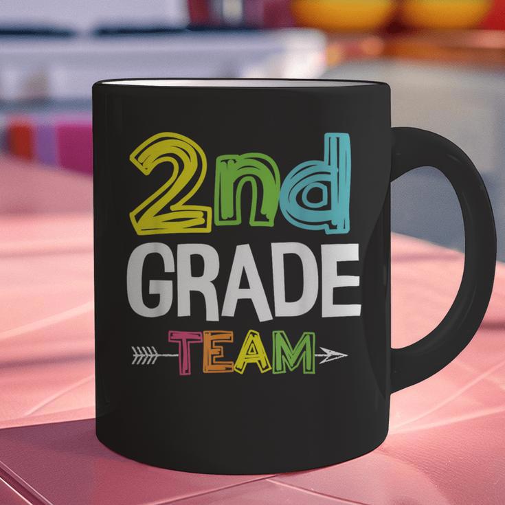 2nd Grade Team T-Shirt 2nd Grade Squad Teacher Graphic Print Coffee Mug, 2nd Grade Teacher Mugs, gift for family, gift for coworker
