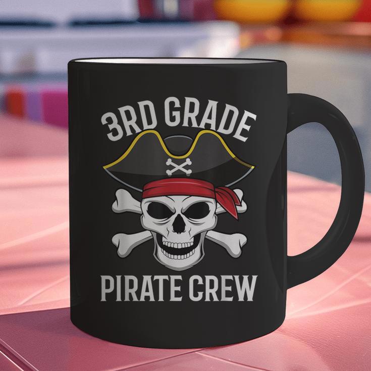 3rd Grade Pirate Crew Halloween Costume Student Teacher Graphic Print Coffee Mug, gift for family, gift for coworker