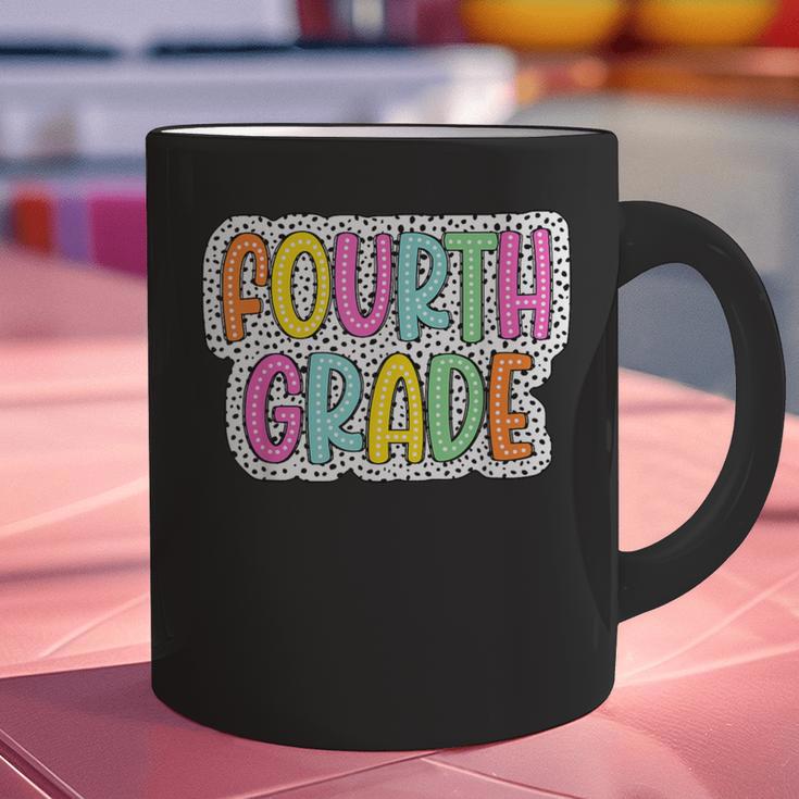 4th Grade Back To School Dalmatian Dots Teacher Student Graphic Print Coffee Mug, 4th Grade Teacher Mugs, gift for family, gift for coworker 4th Grade Back To School Dalmatian Dots Teacher Student Graphic Print Coffee Mug, 4th Grade Teacher Mugs, gift for family, gift for coworker