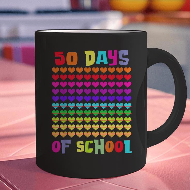 50 Days Of School Hearts Teacher Happy 50th Day Of School Graphic Print Coffee Mug, gift for family, gift for coworker 50 Days Of School Hearts Teacher Happy 50th Day Of School Graphic Print Coffee Mug, gift for family, gift for coworker