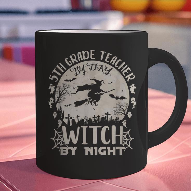 5th Grade Teacher By Day Witch By Night Halloween Graphic Print Coffee Mug, gift for family, gift for coworker 5th Grade Teacher By Day Witch By Night Halloween Graphic Print Coffee Mug, gift for family, gift for coworker