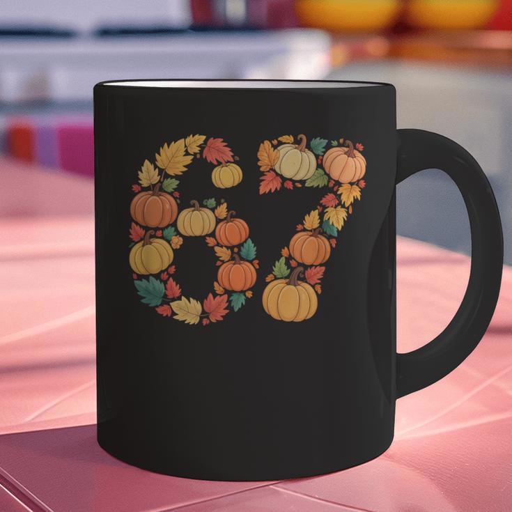 67 6 7 Fall Leaves For Teachers 67 Teacher Graphic Print Coffee Mug, gift for family, gift for coworker 67 6 7 Fall Leaves For Teachers 67 Teacher Graphic Print Coffee Mug, gift for family, gift for coworker