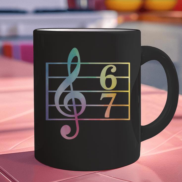 67 Music Meme Slang Six Seven Music Teacher Musician Graphic Print Coffee Mug, gift for family, gift for coworker 67 Music Meme Slang Six Seven Music Teacher Musician Graphic Print Coffee Mug, gift for family, gift for coworker