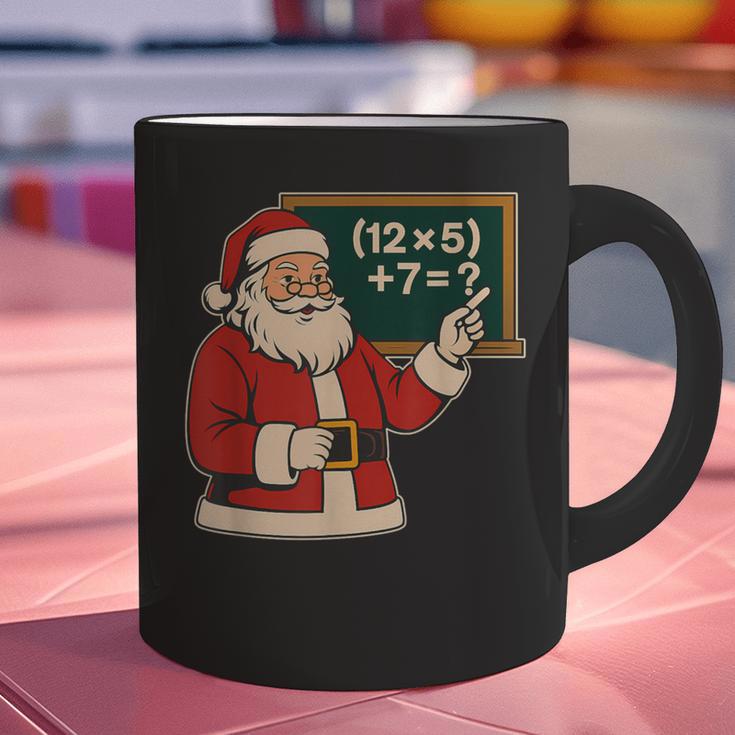 67 Teacher Christmas Santa Six Seven Meme Brainrot Math Joke Graphic Print Coffee Mug, gift for family, gift for coworker