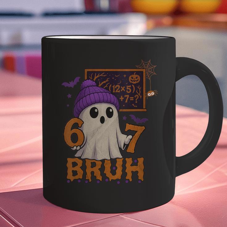 67 Teacher Halloween Ghost Six Seven Meme Math Equation Bruh Graphic Print Coffee Mug, gift for family, gift for coworker 67 Teacher Halloween Ghost Six Seven Meme Math Equation Bruh Graphic Print Coffee Mug, gift for family, gift for coworker