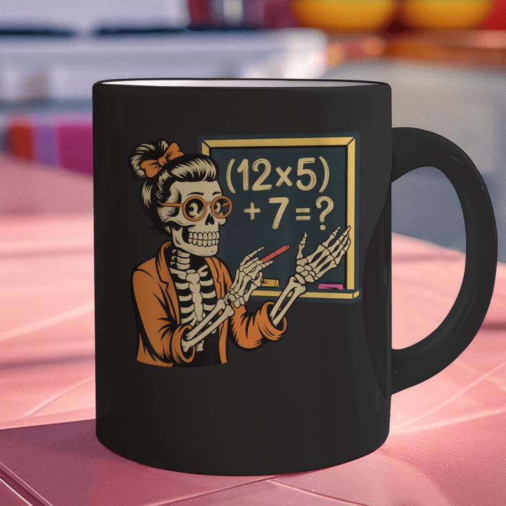 67 Teacher Halloween Skeleton Graphic Print Coffee Mug, gift for family, gift for coworker