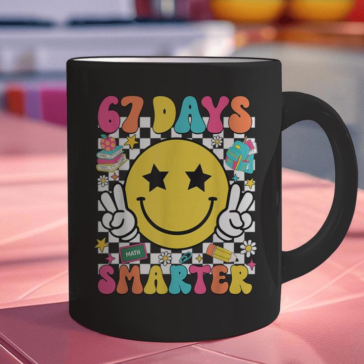 67th Day Of School Shirt 67 Days Smarter Teacher Boy Girls Graphic Print Coffee Mug, gift for family, gift for coworker