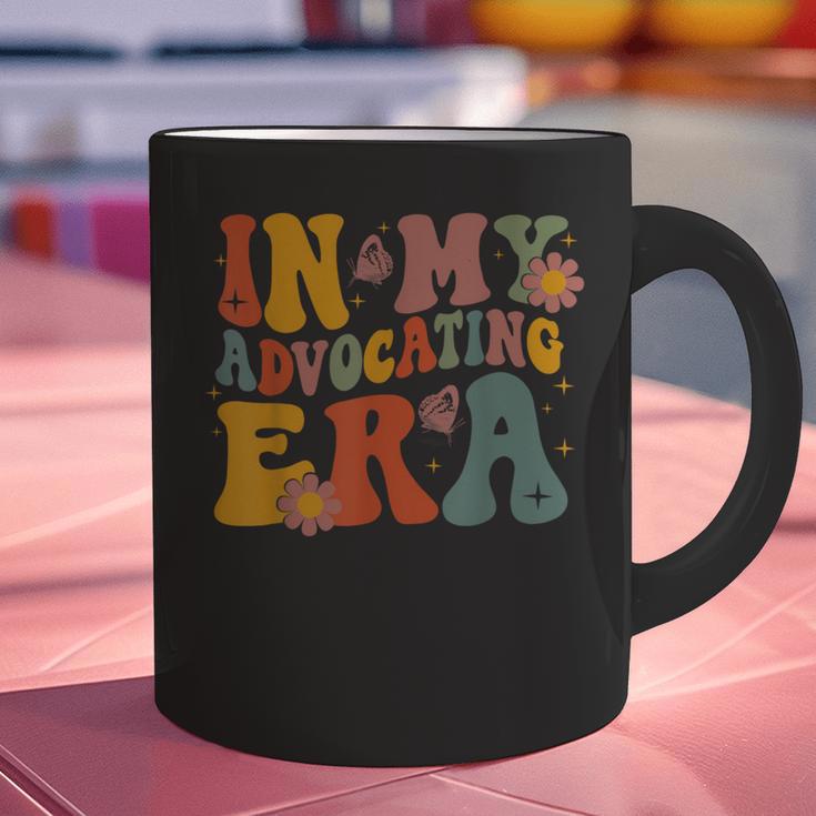 In My Advocating Era Advocate Autism Awareness Sped Teacher Men Women Kids Graphic Print Coffee Mug, gift for family, gift for coworker