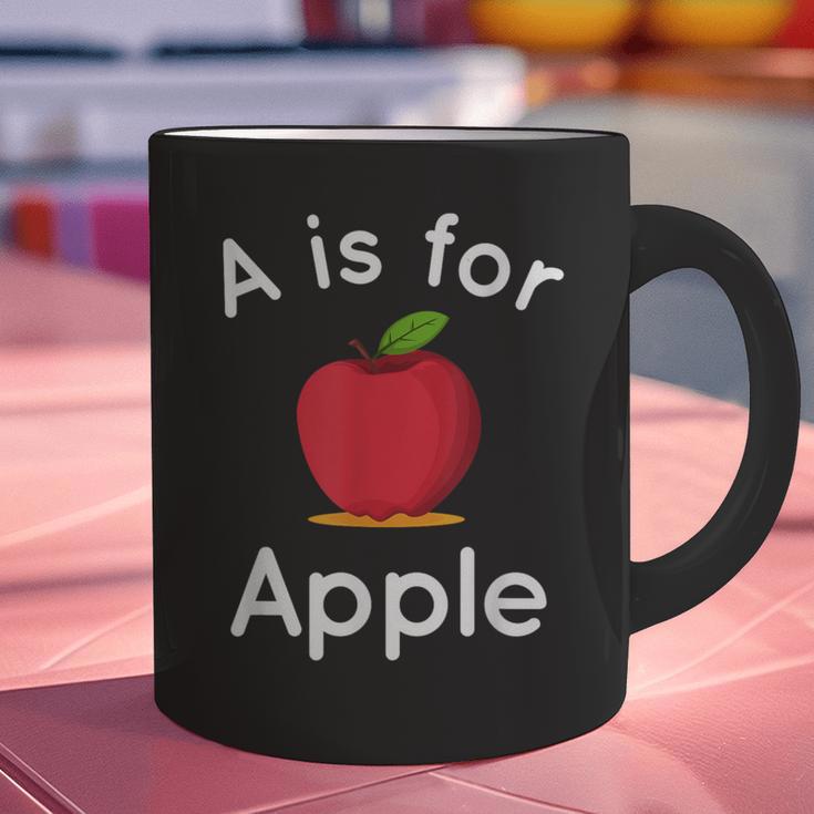 A Is For Apple Toddler Kindergarten Preschool Teacher Graphic Print Coffee Mug, gift for family, gift for coworker A Is For Apple Toddler Kindergarten Preschool Teacher Graphic Print Coffee Mug, gift for family, gift for coworker