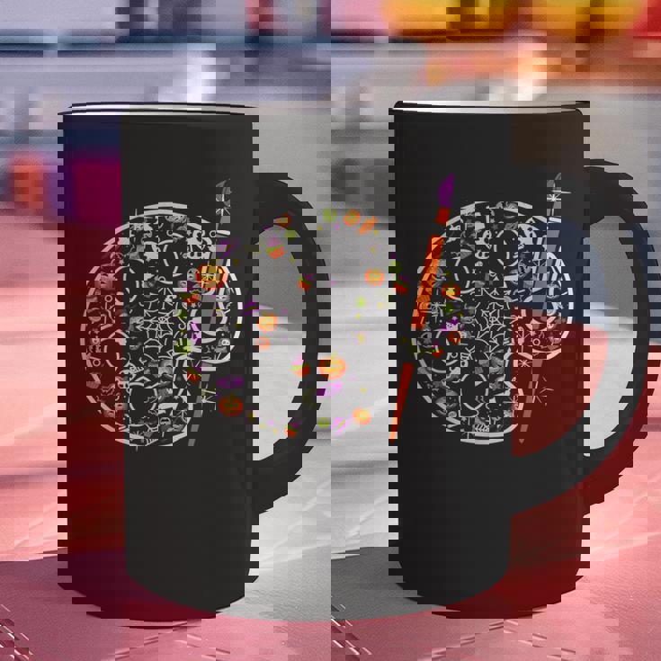 Art Teacher Pumpkin Scary Halloween Costume Men Women Graphic Print Coffee Mug, funny design