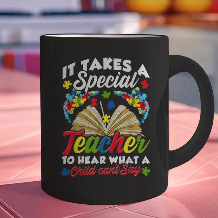 Autism Awareness Teacher Shirts It Takes A Special Teacher Graphic Print Coffee Mug, gift for family, gift for coworker Autism Awareness Teacher Shirts It Takes A Special Teacher Graphic Print Coffee Mug, gift for family, gift for coworker