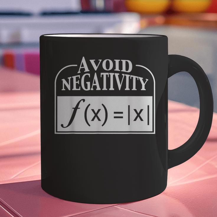 Avoid Negativity Math Teacher Graphic Print Coffee Mug, gift for family, gift for coworker