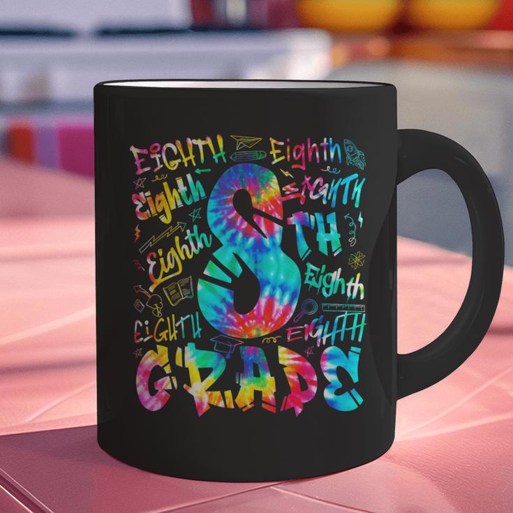 Back To School Eighth 8th Grade Tie Dye Typography Teacher Graphic Print Coffee Mug, gift for family, gift for coworker Back To School Eighth 8th Grade Tie Dye Typography Teacher Graphic Print Coffee Mug, gift for family, gift for coworker