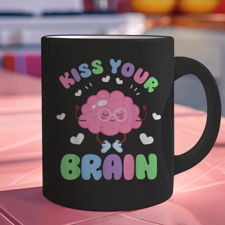 Back To School Kiss Your Brain Cute Teacher Appreciation Graphic Print Coffee Mug, gift for family, gift for coworker Back To School Kiss Your Brain Cute Teacher Appreciation Graphic Print Coffee Mug, gift for family, gift for coworker