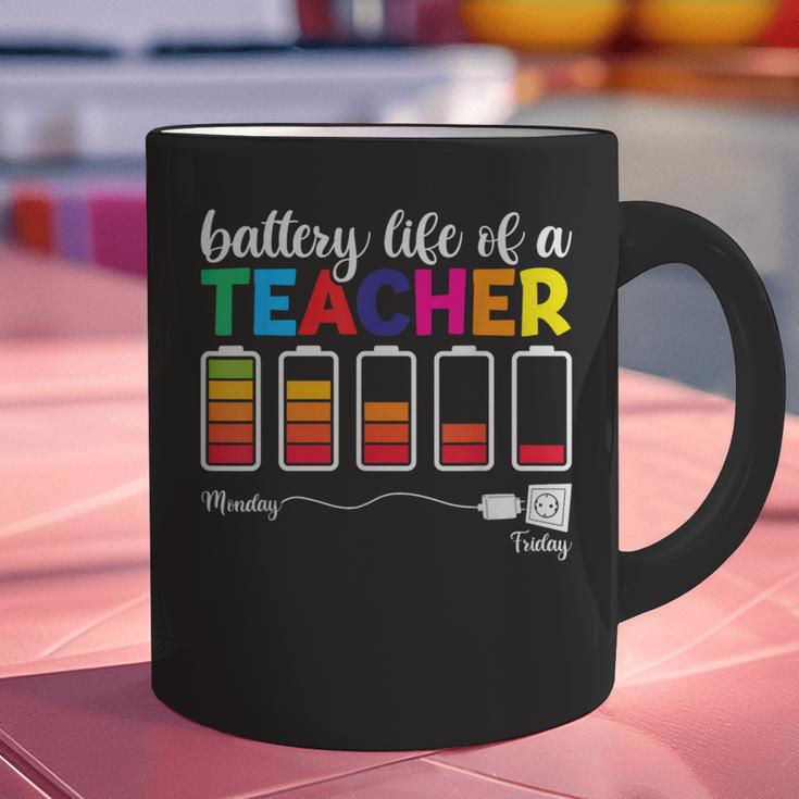 Battery Life Of a Teacher Shirt Thanksgiving Teacher Graphic Print Coffee Mug, gift for family, gift for coworker Battery Life Of a Teacher Shirt Thanksgiving Teacher Graphic Print Coffee Mug, gift for family, gift for coworker