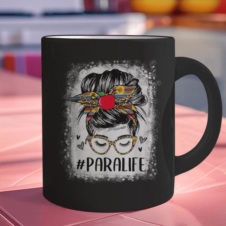 Bleached Teacher Para Life Paraprofessional Cute Messy Bun For Men Women Girls Kids Graphic Print Coffee Mug, gift for family, gift for coworker Bleached Teacher Para Life Paraprofessional Cute Messy Bun For Men Women Girls Kids Graphic Print Coffee Mug, gift for family, gift for coworker