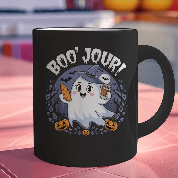 Boo Jour Ghost Halloween French Teacher Cute Coffe Croissant Graphic Print Coffee Mug, gift for family, gift for coworker Boo Jour Ghost Halloween French Teacher Cute Coffe Croissant Graphic Print Coffee Mug, gift for family, gift for coworker
