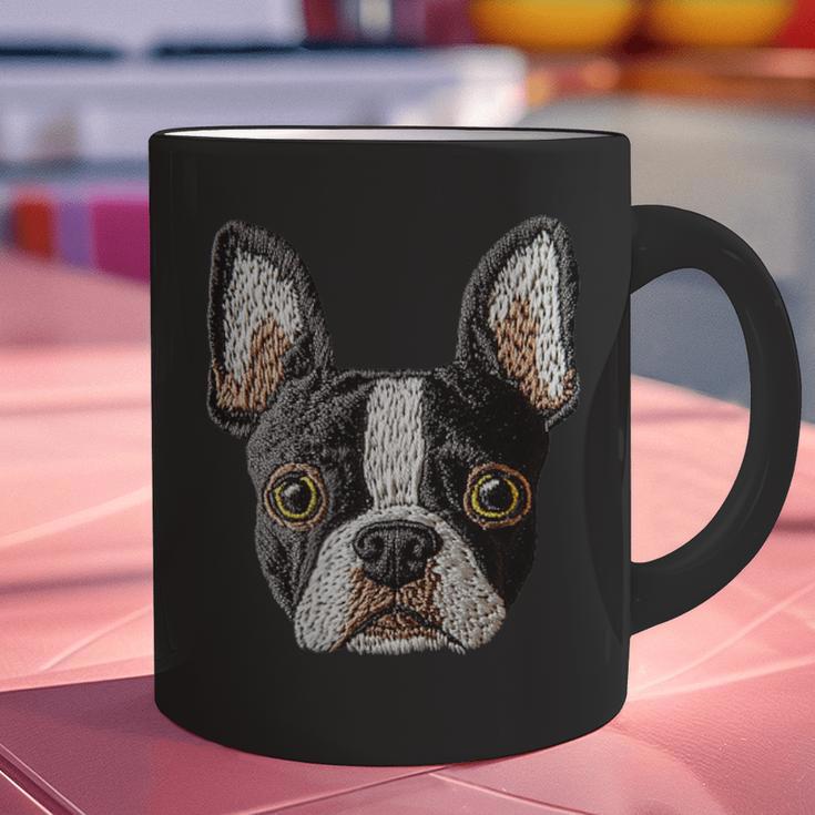 Boston Terrier Cute Puppy Face Dog Lover Pet Owner Graphic Print Coffee Mug, gift for family, gift for coworker