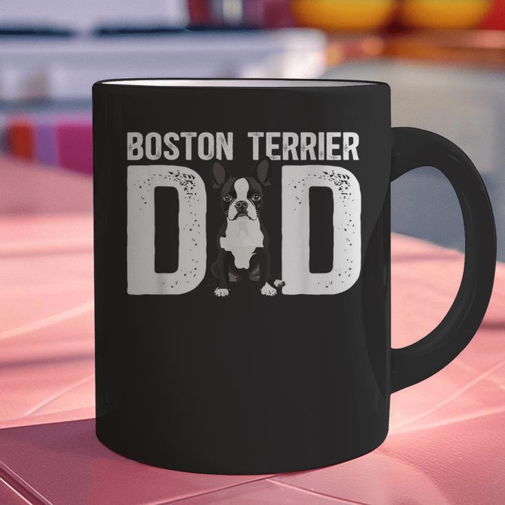 Boston Terrier Dad Of A Bostie Dad Bostie Father Graphic Print Coffee Mug, Boston Terrier Dad Mugs, gift for family, gift for coworker