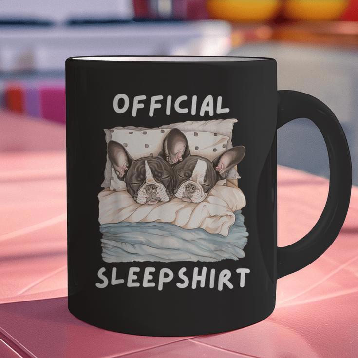 Boston Terrier Dog Official Sleepshirt Pajamas Nightgown Men Women Girls Kids Graphic Print Coffee Mug, gift for family, gift for coworker