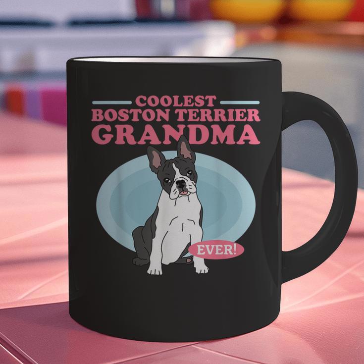 Boston Terrier Grandma Bostie Dog Owner Boston Terrier Men Women Graphic Print Coffee Mug, gift for family, gift for coworker