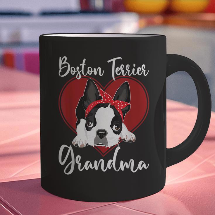 Boston Terrier Grandma Dog Owner Boston Terrier For Men Women Graphic Print Coffee Mug, gift for family, gift for coworker