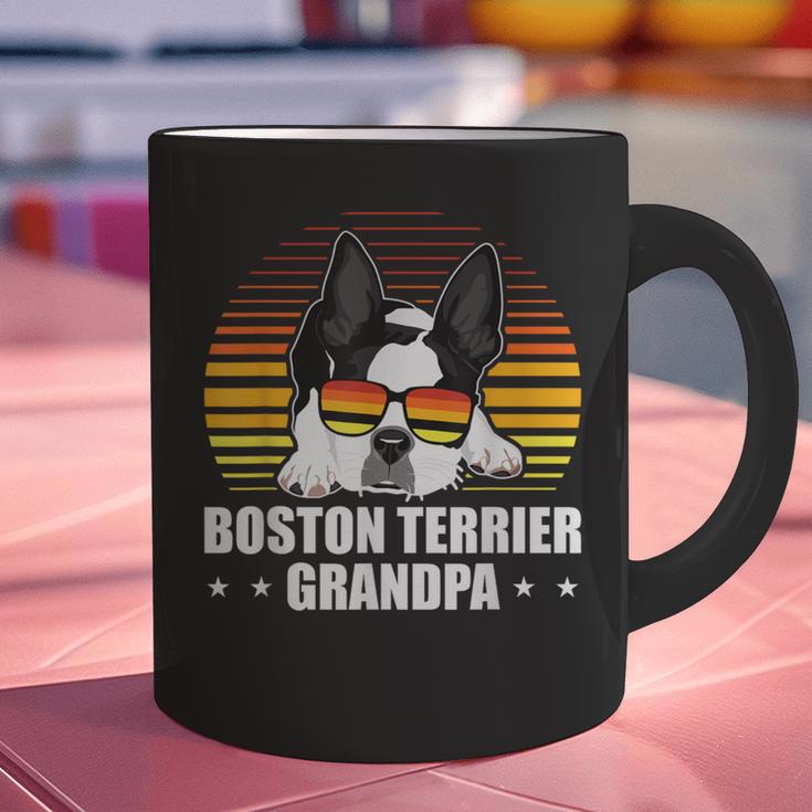 Boston Terrier Grandpa Dog Owner Boston Terrier Graphic Print Coffee Mug, gift for family, gift for coworker