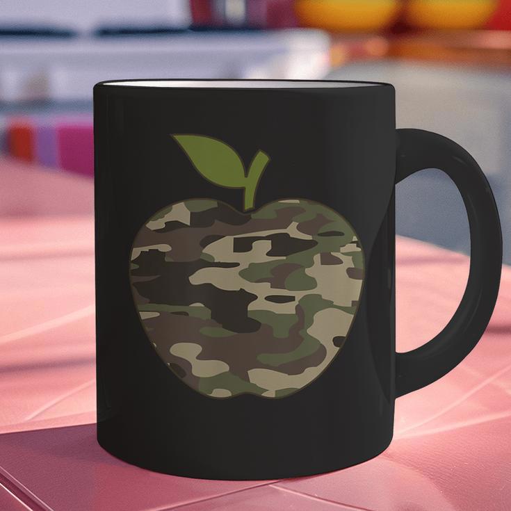 Camo Apple Camouflage Clothing School Student Camo Teacher Men Women Kids Graphic Print Coffee Mug, gift for family, gift for coworker Camo Apple Camouflage Clothing School Student Camo Teacher Men Women Kids Graphic Print Coffee Mug, gift for family, gift for coworker