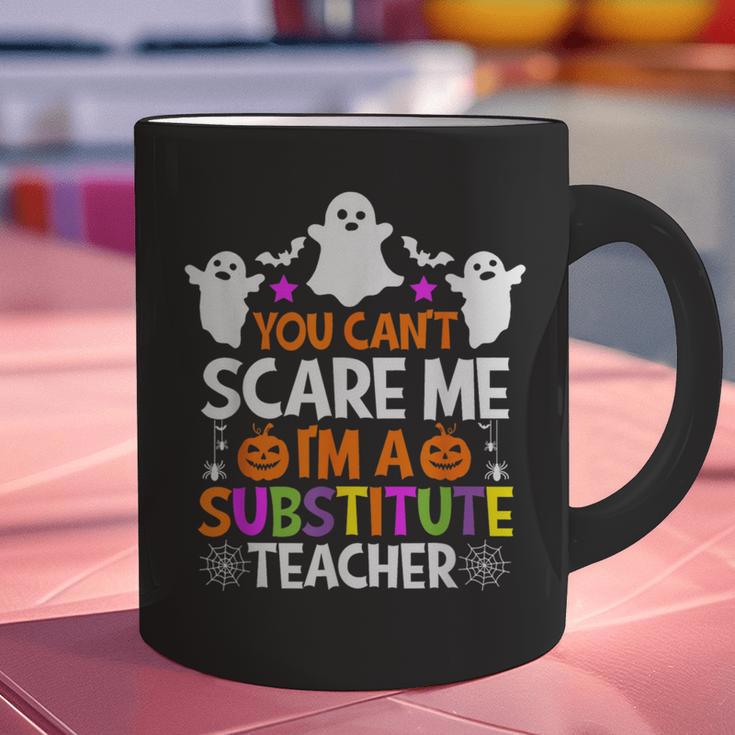 You Can't Scare Me I'm A Substitute Teacher Shirt Halloween Graphic Print Coffee Mug, gift for family, gift for coworker You Can't Scare Me I'm A Substitute Teacher Shirt Halloween Graphic Print Coffee Mug, gift for family, gift for coworker