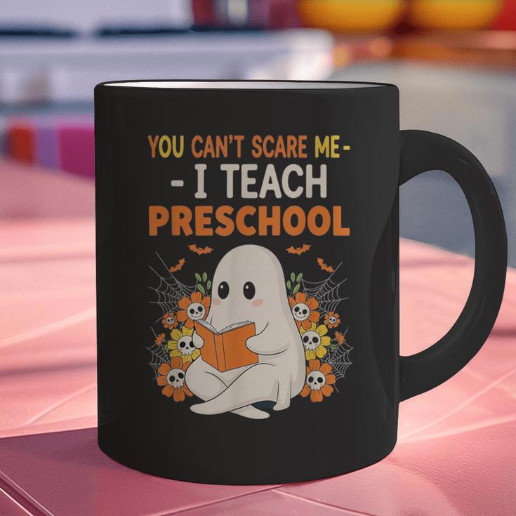 You Cant Scare Me I Teach Preschool Halloween Teacher Graphic Print Coffee Mug, gift for family, gift for coworker You Cant Scare Me I Teach Preschool Halloween Teacher Graphic Print Coffee Mug, gift for family, gift for coworker
