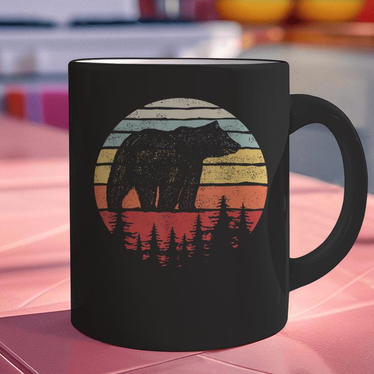 Catch Some Rays Vintage Retro Grizzly Bear Graphic Print Coffee Mug, gift for family, gift for coworker
