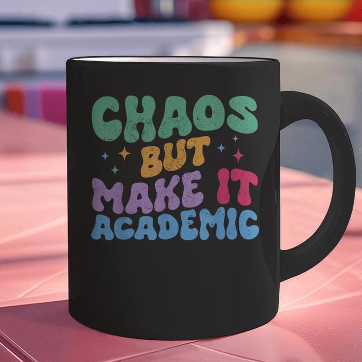 Chaos But Make It Academic Teacher Back To School Graphic Print Coffee Mug, gift for family, gift for coworker Chaos But Make It Academic Teacher Back To School Graphic Print Coffee Mug, gift for family, gift for coworker