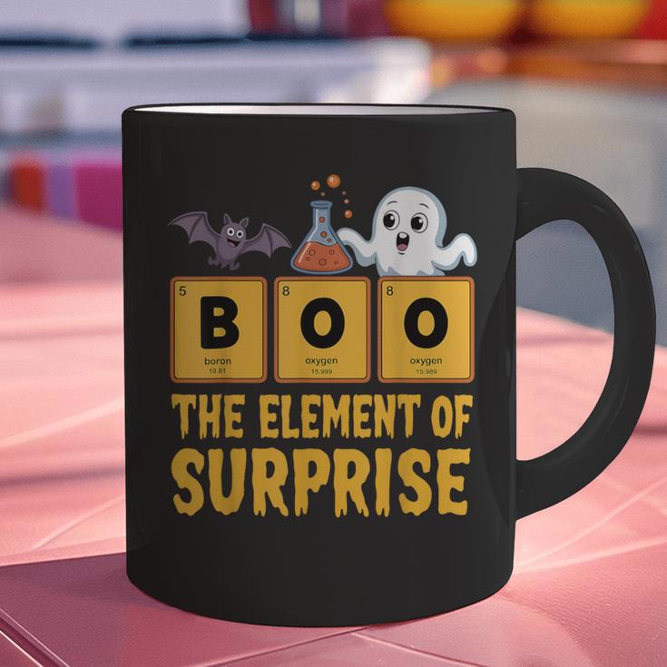 Chemistry Boo The Element Of Surprise Science Teacher Graphic Print Coffee Mug, Science Teacher Mugs, gift for family, gift for coworker