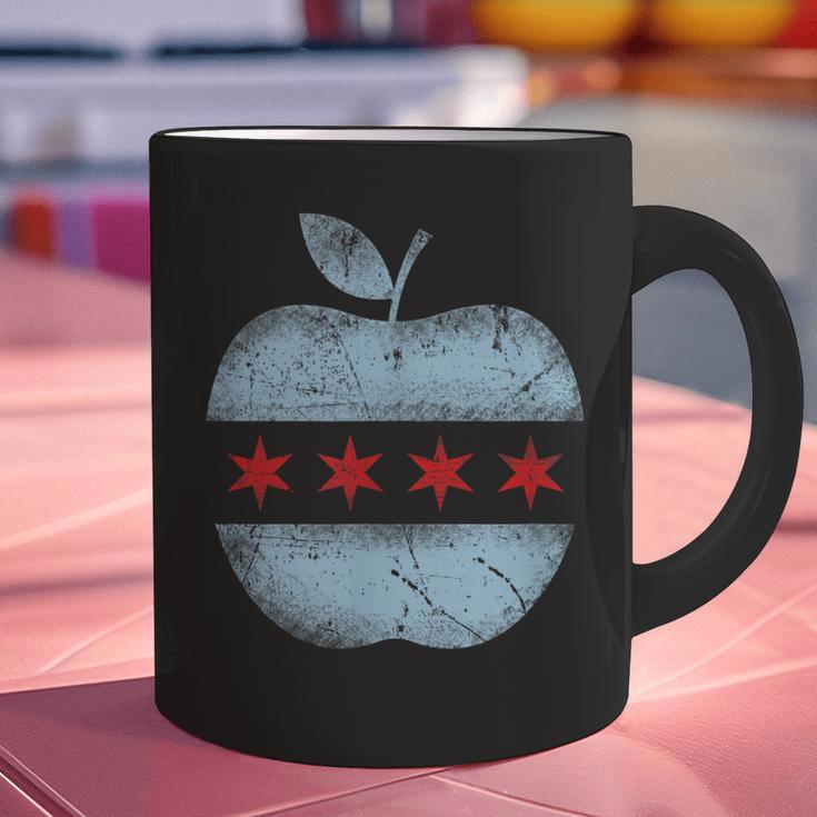 Chicago Flag Teacher School Cute Graphic Print Coffee Mug, gift for family, gift for coworker