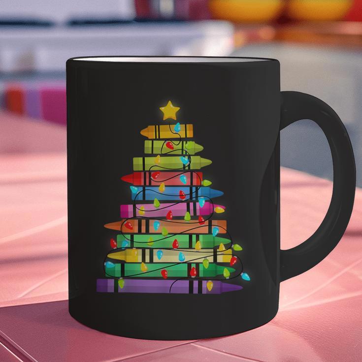 Christmas Tree Made Of Crayons School Teacher Life Student Graphic Print Coffee Mug, gift for family, gift for coworker Christmas Tree Made Of Crayons School Teacher Life Student Graphic Print Coffee Mug, gift for family, gift for coworker